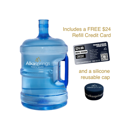 Empty 15.2 litre reusable BPA free bottle