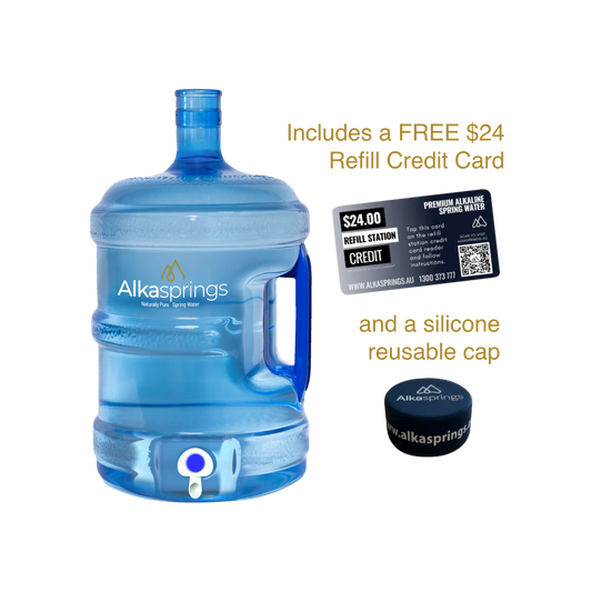 Empty 15.2 litre reusable BPA Free bottle with tap