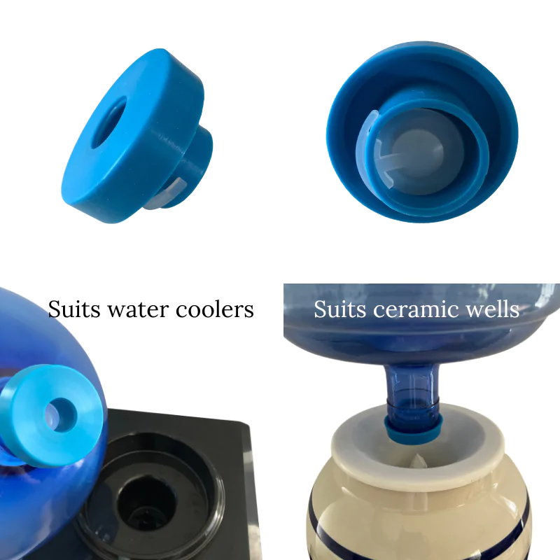 Reusable silicone cap for water cooler & well dispenser
